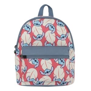 Disney Lilo & Stitch Mini Backpack Faux Leather Kids Teens Womens Pink Blue